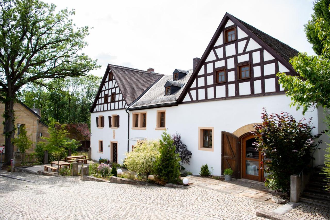 Gutshof Mengersdorf Hotel Mistelgau Buitenkant foto